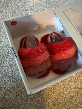UGG Kids Plush Slide Sandals